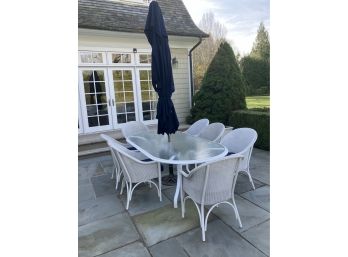 Outdoor Dining Table & Chairs 1 Of 2