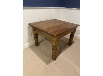 Small Rustic Pine Dining Table