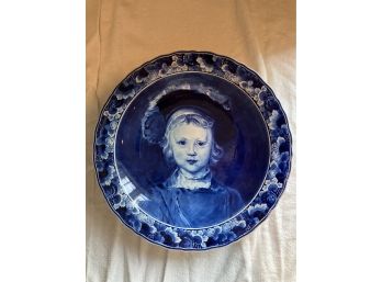 Delft Charger Depicting Rembrandts Son Titus