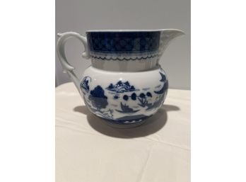 MOTTAHEDEH BLUE CANTON PORCELAIN 8 CUP WATER PITCHER