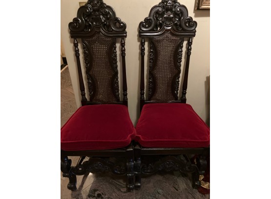 Pair Of Carved Chairs