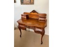 French Louis XV Style Rosewood Lady's Vanity Or Writing Desk