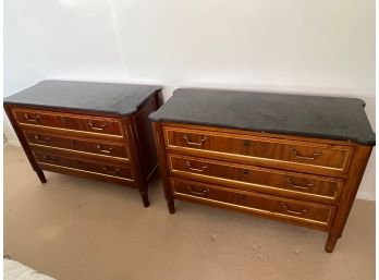 Pair Of French Louis XVI Style Commode
