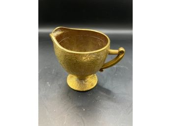 Gold Over Glass Pitcher
