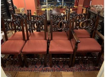 Restored Antique Italian Dining Chairs