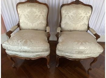 Pair Of Louis XV Bergere Chairs