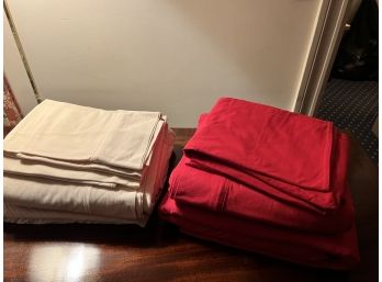Two Sets Lands And Home Cotton Jersey King Sheet Set