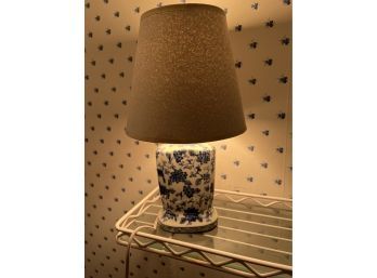 Blue And White Lamp
