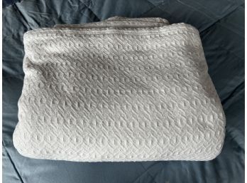 Pottery Barn King Size Cotton Blanket