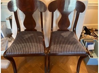 Pair Of Beautiful Mahogany Chairs