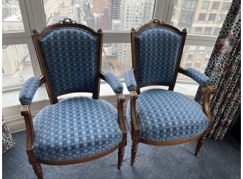 Pair Of Blue Chairs
