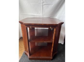 KINDEL Tiered Mahogany Living Room Occasional Table