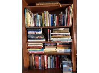 Five Shelves Of Books As Pictured Lot 1