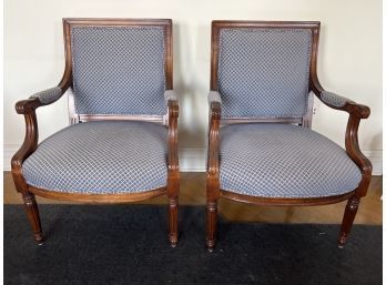 Pair Of Louis XVI Fauteuils Or Armchairs