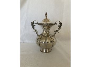 800 Silver  Covered Vessel