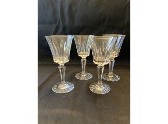 4 Footed Crystal Glasses