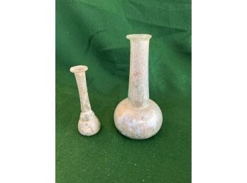 Pair Of Roman Glass Vases