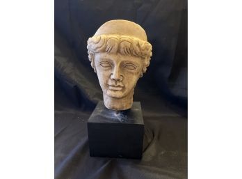 Marble Greek Goddess Head Sculpture