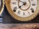 Faux Marble Mantle Clock