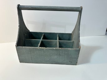 Antique Wooden Chicken Caddy / Box