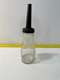 Antique Oil Bottle Marquette MFG