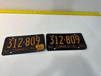 1960 Commercial Plate