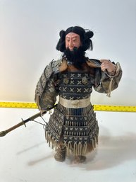 Antique Asian Samurai Statue Figurine