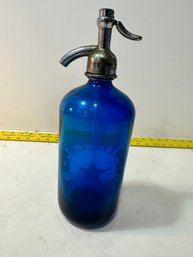 Blue Brooklyn Soda Bottle
