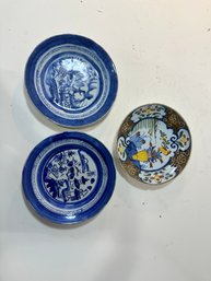 Antique Asian Plate Lot