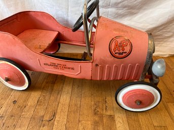Vintage Peddle Car A&P Rare