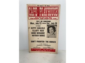 Vintage Cape Playhouse Poster