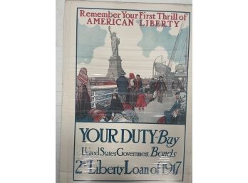 Vintage War Bonds Poster
