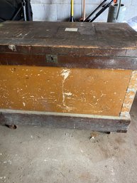 Lot 3 - Old Tool Chest On Wheels