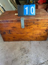 Lot 10 - Pine Wooden Storage Box 34'L X 20'W X 18'H