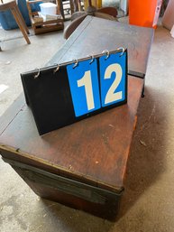 Lot 12 - Antique Wooden Box 32'L X 14'W X 16'H
