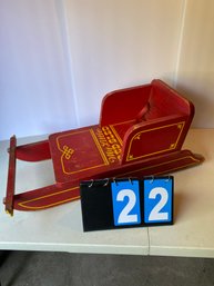 Lot 22 - My Little Red Sled