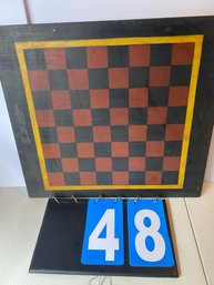 Lot 48 - Slate Checker Board