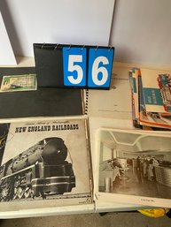 Lot 56 - Vintage Train Books, Photos, And Booklets.