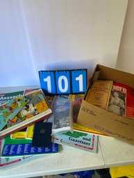 Lot 101 - Collection Of Road Maps And A Puzzle Of The United States.