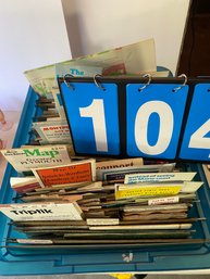 Lot 104 - Box Of Vintage Travel Maps And Brochures.