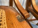 Set Of Four Antique Chairs With Cane Seats (cane Is Damaged/needs Replacing)