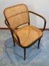 Fantastic Mid Century Polish Made Bent Wood & Woven Cane Chair