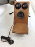 Antique Wooden Telephone