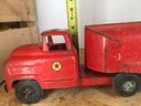Vintage Red Texaco Toy Truck
