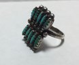 Vintage Turquoise Ring- Tests Silver