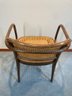 Fantastic Mid Century Polish Made Bent Wood & Woven Cane Chair