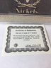 Early 1900's Collection Of Nickels In Plexiglass Frame With COA
