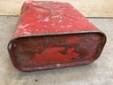 Antique Red Military Gas Can