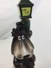 Old Dog Lamp Post Home Decor Piece