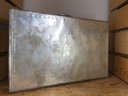 Vintage Metal Case With Blue Fabric Interior